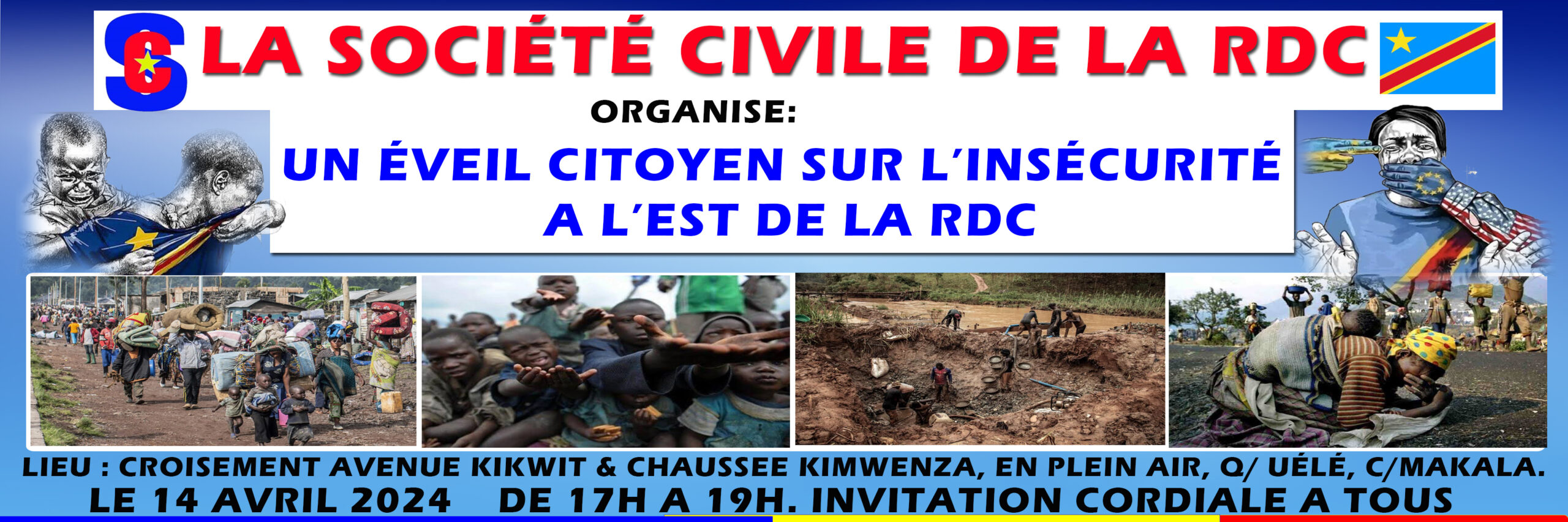 Tribune d’expression libre et d’Eveil citoyen sur l’insécurité à l’Est de la RDC