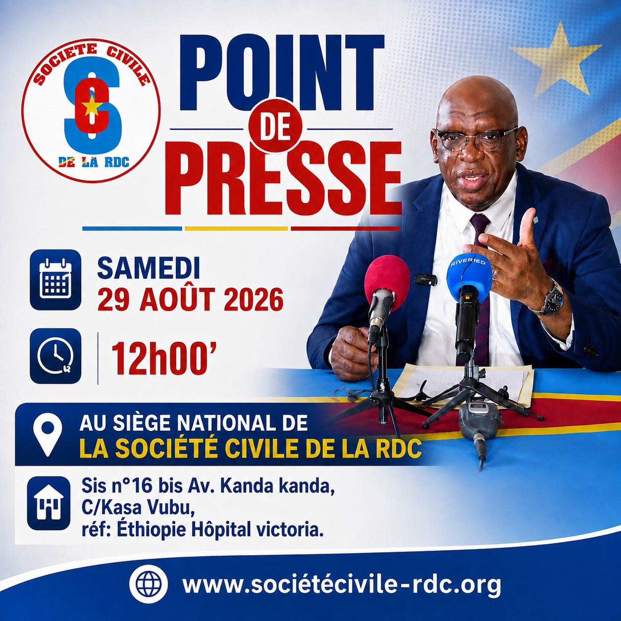 Déclaration de la Société Civile de la RDC